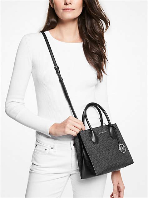 michael kors mercer phone crossbody|Michael Kors medium mercer handbag.